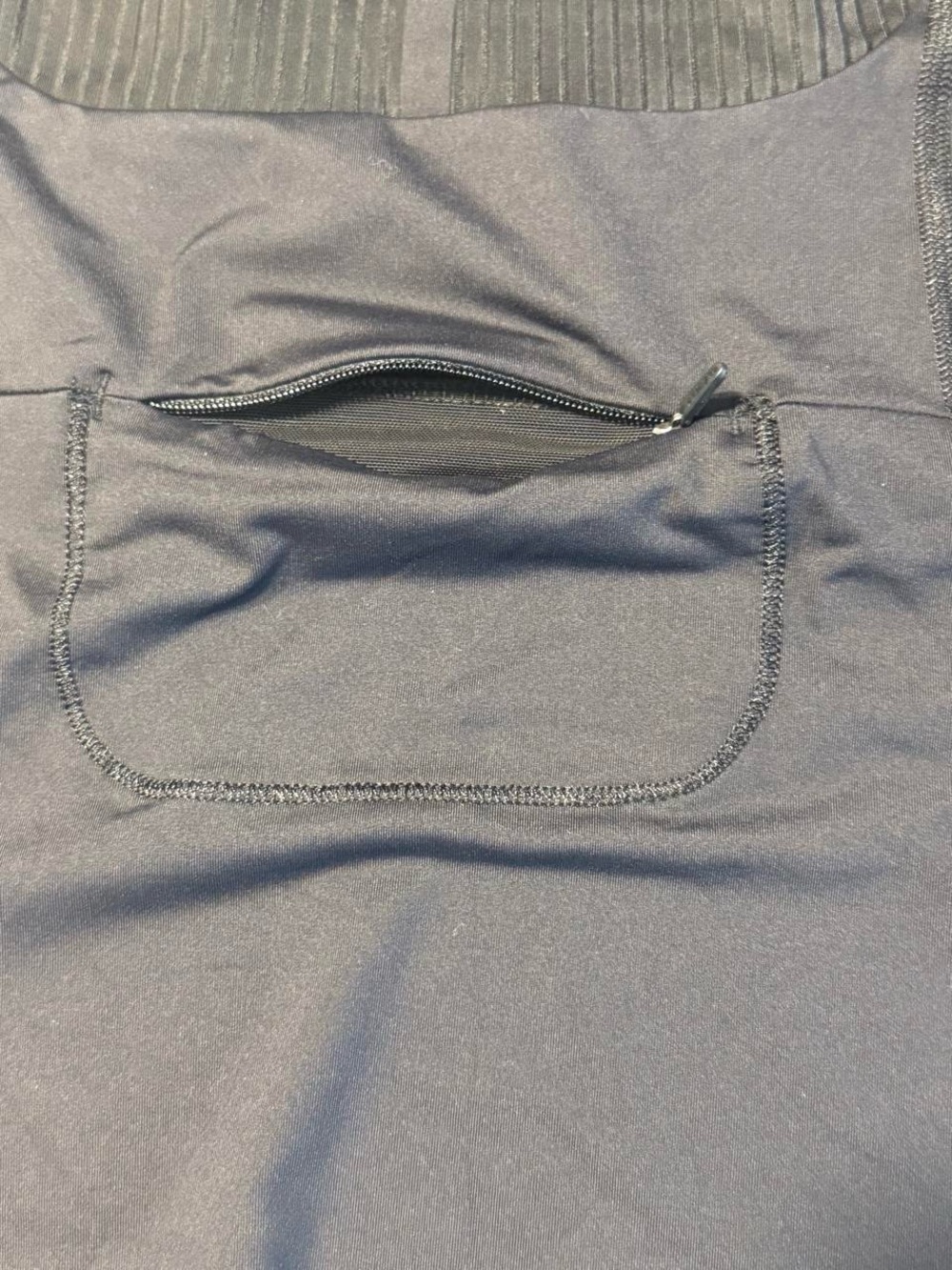 Athleta Black Ribbed Racerback Tank Top - Picture 5 of 5